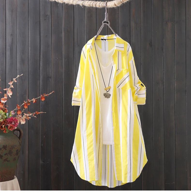 Yellow shirt women's mid length 2024 new Korean version loose and versatile jacket women's top shirt
Yellow shirt women's mid length 2024 new Korean version loose and versatile jacket women's top shirt