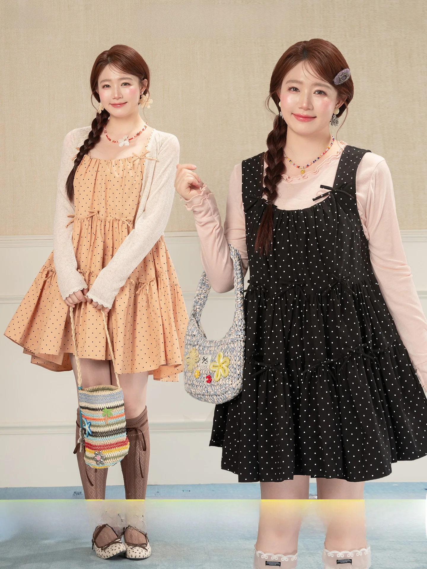 Heynew Double-sided Wear Knot Vest Dress Women's plus Size Summer Sweet Anti-aging Fluffy Dress Cotton Commute Style
Heynew Double-sided Wear Knot Vest Dress Women's plus Size Summer Sweet Anti-aging Fluffy Dress Cotton Commute Style