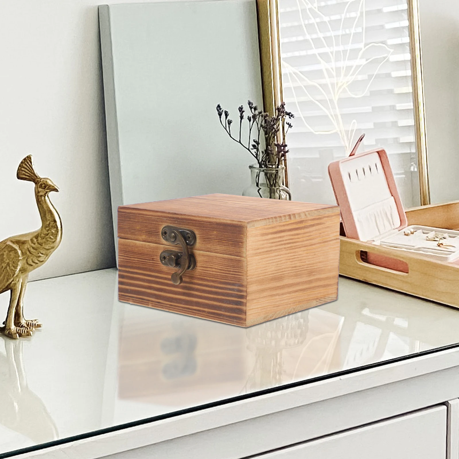 Vintage Jewelry Box Retro Case Small Trinket Storage Bins Lidded Eyeglasses Wooden Holder Wood Crafts Keepsakes ganizer
Vintage Jewelry Box Retro Case Small Trinket Storage Bins Lidded Eyeglasses Wooden Holder Wood Crafts Keepsakes ganizer