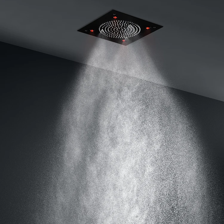 Новейший Sus304 термостатический светодиодный смеситель для душа 320*320 мм, потолочный светодиодный набор для душа с дождевым туманом
Новейший Sus304 термостатический светодиодный смеситель для душа 320*320 мм, потолочный светодиодный набор для душа с дождевым туманом