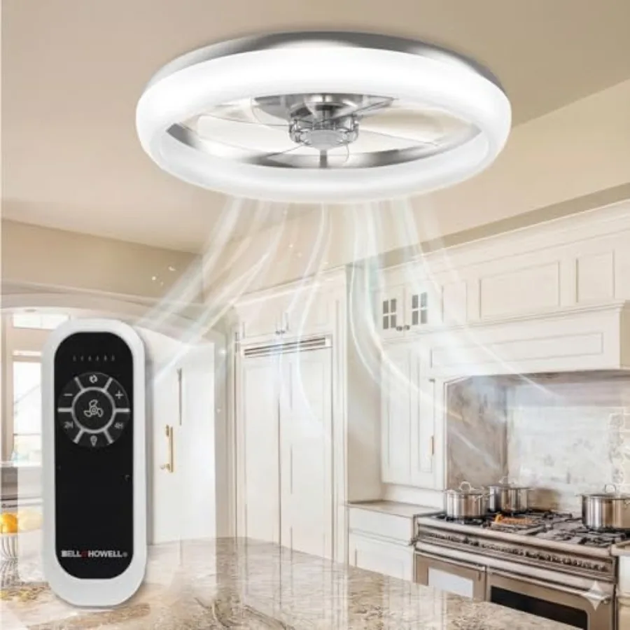 CannonX 14" Low Profile Fandelier Ceiling Fans with Lights and Remote Flush Mount Light Fixture Chandelier Fan for Bedroom Kitc
CannonX 14" Low Profile Fandelier Ceiling Fans with Lights and Remote Flush Mount Light Fixture Chandelier Fan for Bedroom Kitc