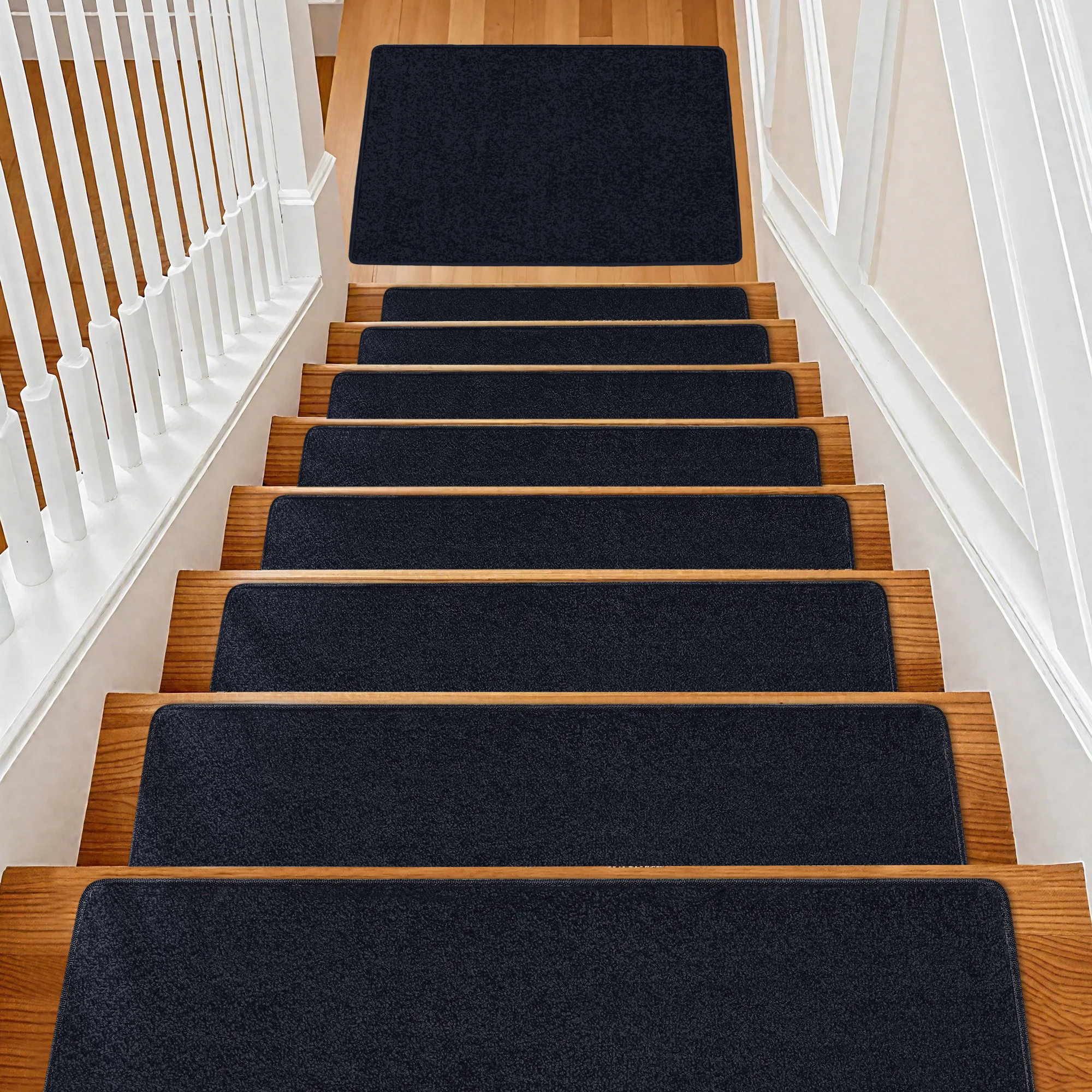 Luxury Carpet Stair Treads – Tape Free Non-Slip Indoor Stair Protectors, Pet-Friendly, Skid Resistant, Washable & Reusable
Luxury Carpet Stair Treads – Tape Free Non-Slip Indoor Stair Protectors, Pet-Friendly, Skid Resistant, Washable & Reusable