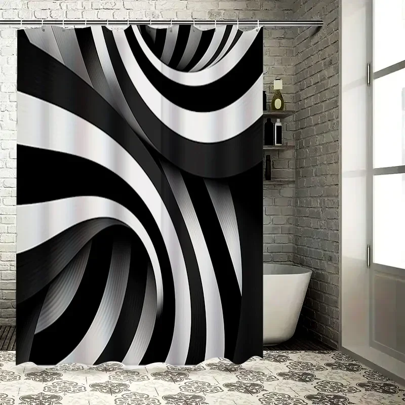 Черно-белая полосатая занавеска для душа, декор, современный геометрический дизайн, водонепроницаемая ткань с 3D принтом, высокое качество, на заказ m
Черно-белая полосатая занавеска для душа, декор, современный геометрический дизайн, водонепроницаемая ткань с 3D принтом, высокое качество, на заказ m