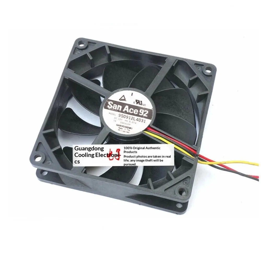 For SANYO 9S0912L4031 9225 12V0.07A 3-wire silent cooling fan
For SANYO 9S0912L4031 9225 12V0.07A 3-wire silent cooling fan