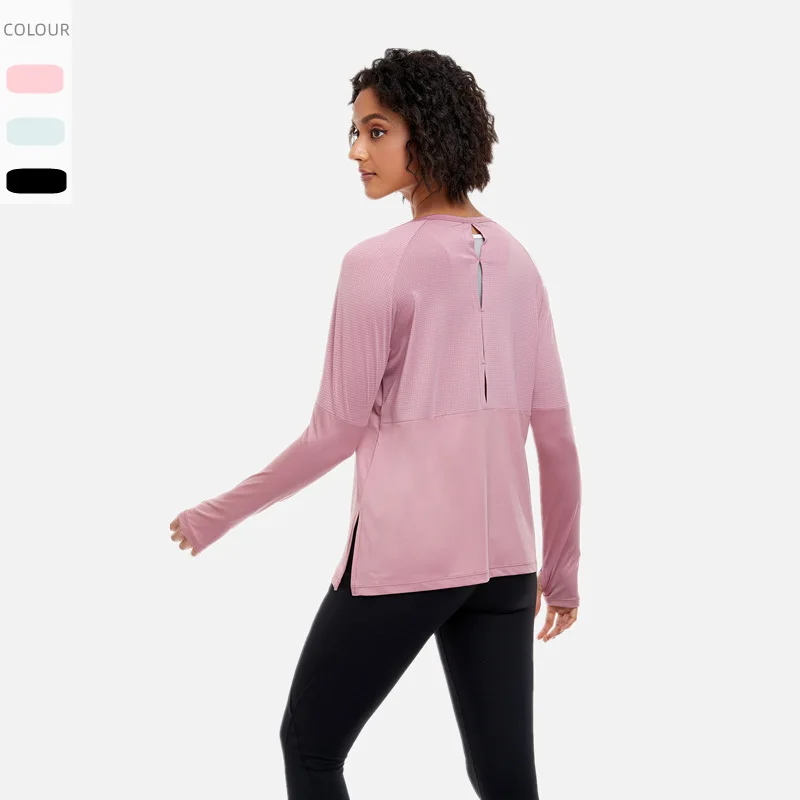 Yoga Shirt Women Plus Size Long Sleeve with Thumb Hole Sports Top Tight Elastic Breathable Quick Dry Gym Running Activewear
Yoga Shirt Women Plus Size Long Sleeve with Thumb Hole Sports Top Tight Elastic Breathable Quick Dry Gym Running Activewear