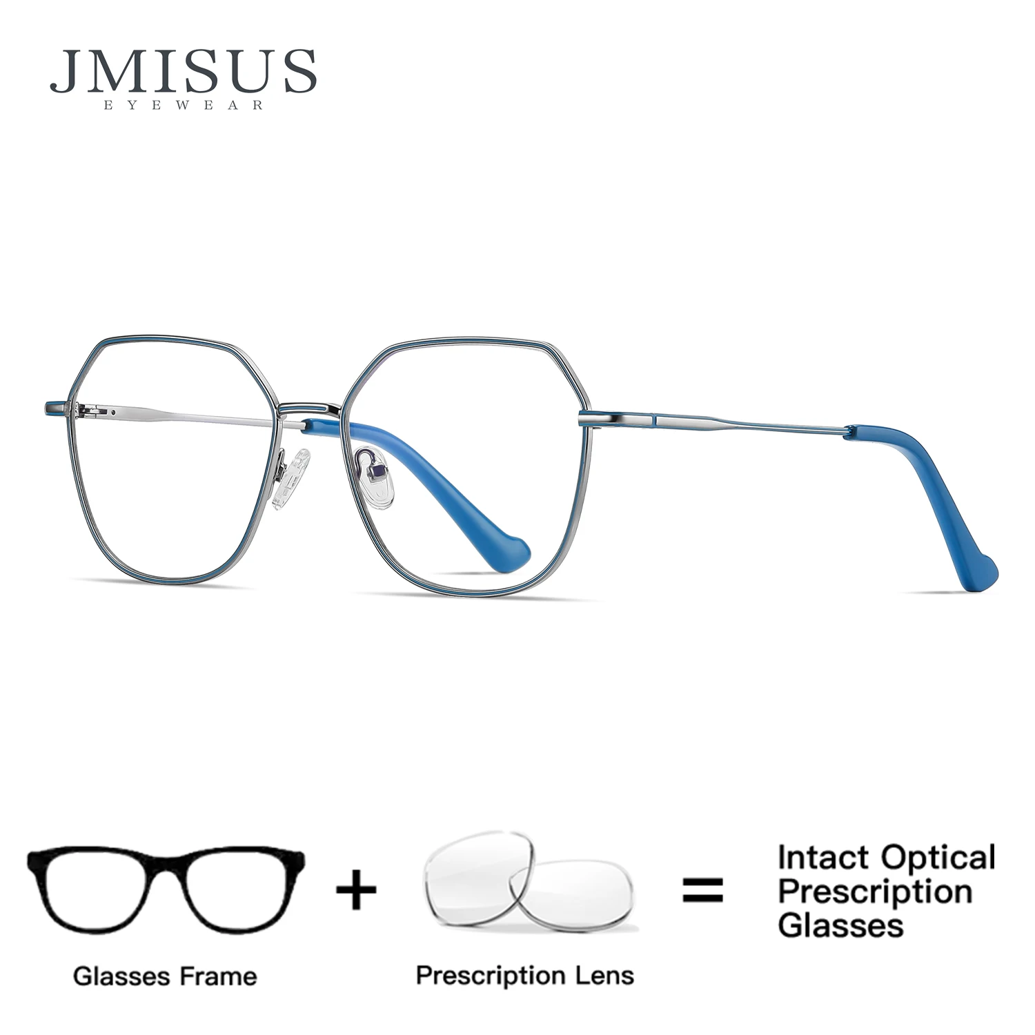 JMISUS Fashion Hexagon Progressive Multifocal Glasses Polygon Metal Frame with Photochromic Vision Correction for Women
JMISUS Fashion Hexagon Progressive Multifocal Glasses Polygon Metal Frame with Photochromic Vision Correction for Women