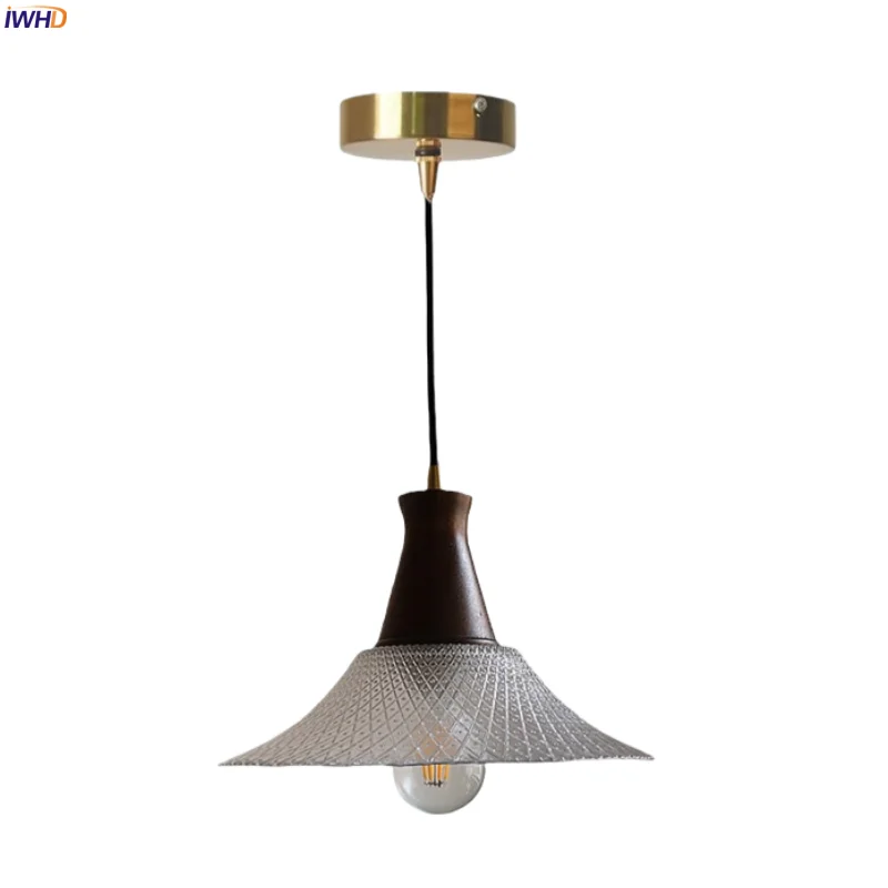 IWHD Mid Century Modern LED Pendant Lights Kitchen Island Bedroom Decoration Living Room Wood Clear Glass Hanging Lamp Luminaire
IWHD Mid Century Modern LED Pendant Lights Kitchen Island Bedroom Decoration Living Room Wood Clear Glass Hanging Lamp Luminaire