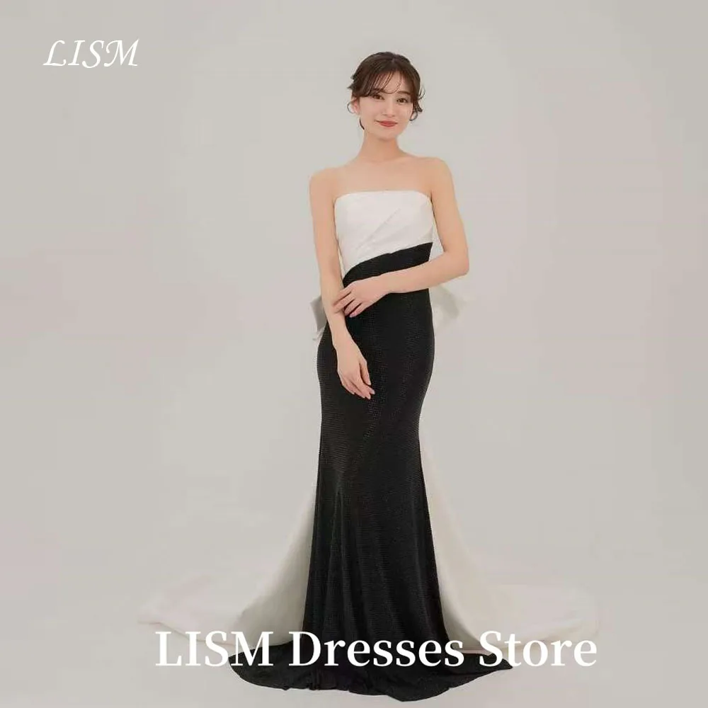 LISM Contract Mermaid Korea Evening Dresses Photo Shoot Soft Satin Strapless Floor Length Prom Gowns웨딩드레스Customized Corsets
LISM Contract Mermaid Korea Evening Dresses Photo Shoot Soft Satin Strapless Floor Length Prom Gowns웨딩드레스Customized Corsets