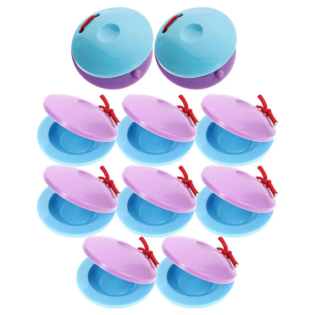 10 Pcs Plastic Round Dance Board Castanets Kids Percussion Instrument 4 Pairs Small Musical Finger Toys Sound Clear
10 Pcs Plastic Round Dance Board Castanets Kids Percussion Instrument 4 Pairs Small Musical Finger Toys Sound Clear