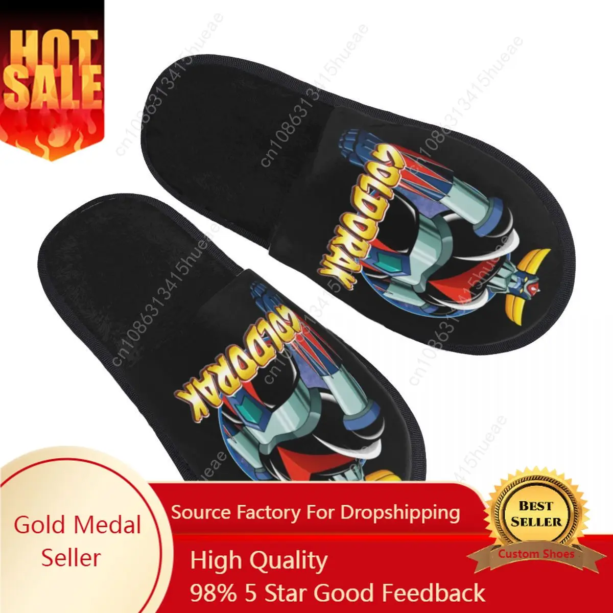Custom UFO Robot Goldorak Grendizer Soft Memory Foam House Slippers Women Anime Mechanical Warrior Comfy Warm Anti-Skid Slipper
Custom UFO Robot Goldorak Grendizer Soft Memory Foam House Slippers Women Anime Mechanical Warrior Comfy Warm Anti-Skid Slipper