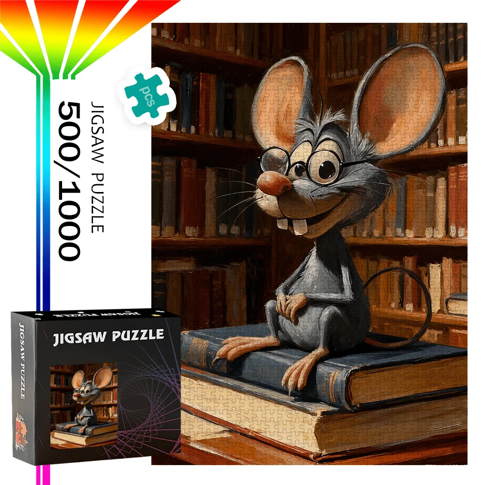 500 шт. или 1000 шт. головоломка для мыши и очков — сложный средний DIY с разноцветными деталями, подходит для s, дня рождения, Chr
500 шт. или 1000 шт. головоломка для мыши и очков — сложный средний DIY с разноцветными деталями, подходит для s, дня рождения, Chr