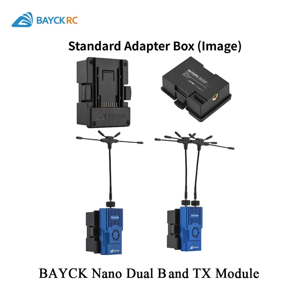 BAYCK Nano Dual Band TX Module 915MHz/2.4GHz ELRS 1W RF Modules Dual/Single Antenna Built-in Cooling Fan For RC FPV Drone
BAYCK Nano Dual Band TX Module 915MHz/2.4GHz ELRS 1W RF Modules Dual/Single Antenna Built-in Cooling Fan For RC FPV Drone