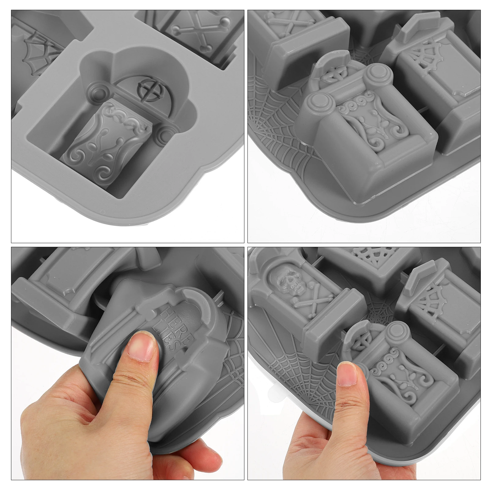 Fun Halloween Mold Coffin Shape Reusable Ice Tray For Mousse Biscuit Cake Chocolate Halloween Decoration Mold
Fun Halloween Mold Coffin Shape Reusable Ice Tray For Mousse Biscuit Cake Chocolate Halloween Decoration Mold