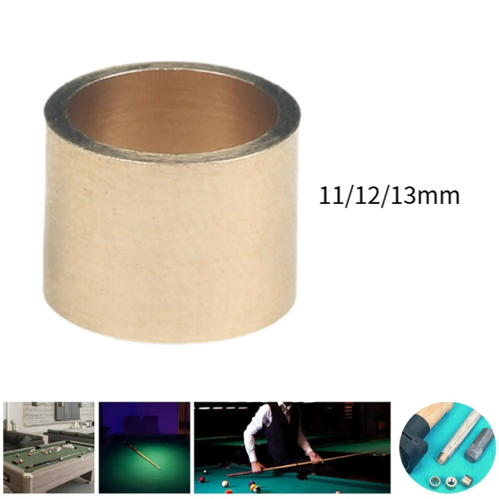 Durable Copper Billiard Cue Ferrule Tube Sturdy Pool Cue Repair Accessories for Billiard Stick Maintenance Tools
Durable Copper Billiard Cue Ferrule Tube Sturdy Pool Cue Repair Accessories for Billiard Stick Maintenance Tools