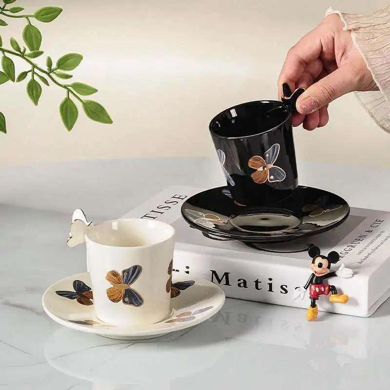 Ins Nordic Style Creative 3D Butterfly Mug, Home Use Colored Ceramic Coffee Cup & Saucer for Living Room
Ins Nordic Style Creative 3D Butterfly Mug, Home Use Colored Ceramic Coffee Cup & Saucer for Living Room