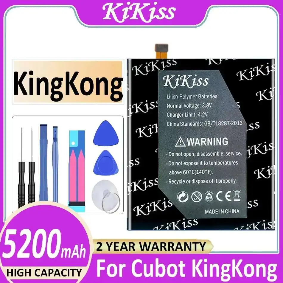 5200mAh Mobile Phone Battery For Cubot Kingkong King Kong Long-Lasting Performance Reliable Replacement
5200mAh Mobile Phone Battery For Cubot Kingkong King Kong Long-Lasting Performance Reliable Replacement