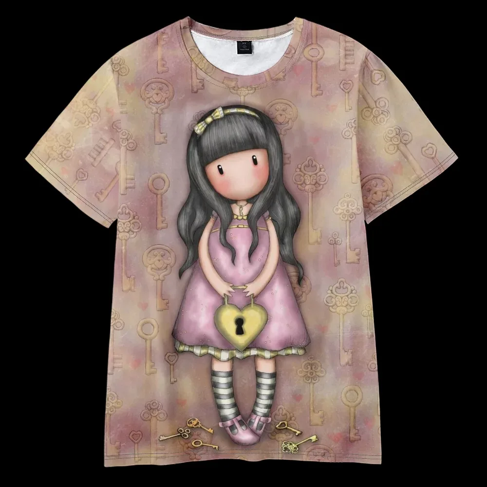 Gorjuss Cosplay Women's T-shirt, Children's Creative Streetwear, Comfortable Tops for Boys and Girls, Kawaii T-shirt for Summer
Gorjuss Cosplay Women's T-shirt, Children's Creative Streetwear, Comfortable Tops for Boys and Girls, Kawaii T-shirt for Summer