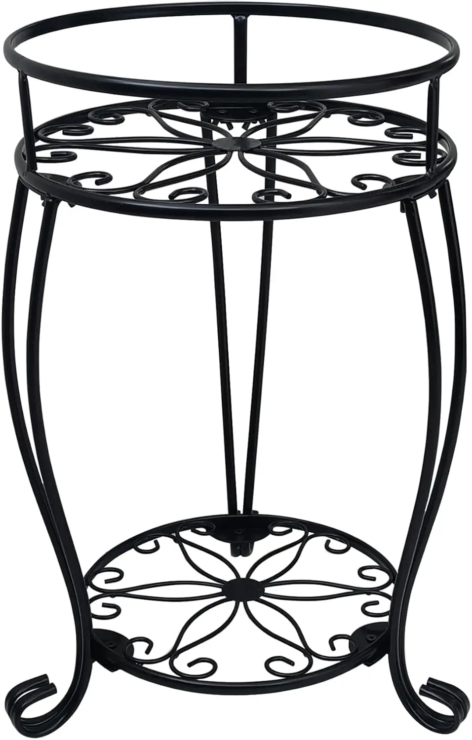 2 Tier Plant Stand, 19.2 inch Tall Metal Potted Holder Rack, Rustproof Iron Garden Container for Indoor Outdoor, Black
2 Tier Plant Stand, 19.2 inch Tall Metal Potted Holder Rack, Rustproof Iron Garden Container for Indoor Outdoor, Black