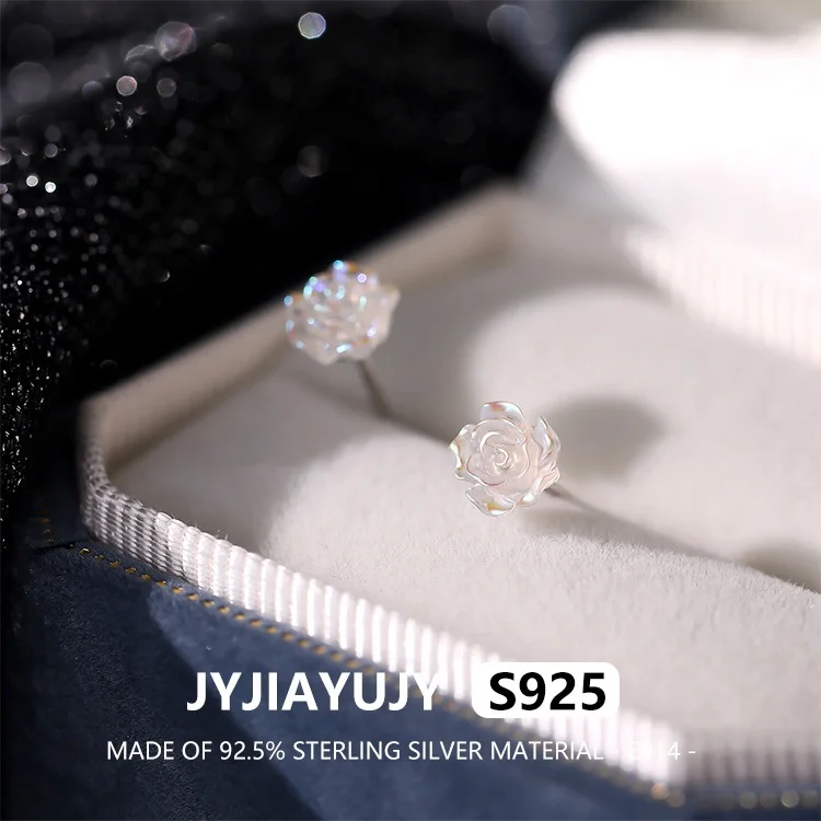 JYJIAYUJY 100% Whole Original Sterling Silver S925 Stud Earrings In Stock 6/8MM Colorful White Rose Fashion Daily Wear E014
JYJIAYUJY 100% Whole Original Sterling Silver S925 Stud Earrings In Stock 6/8MM Colorful White Rose Fashion Daily Wear E014