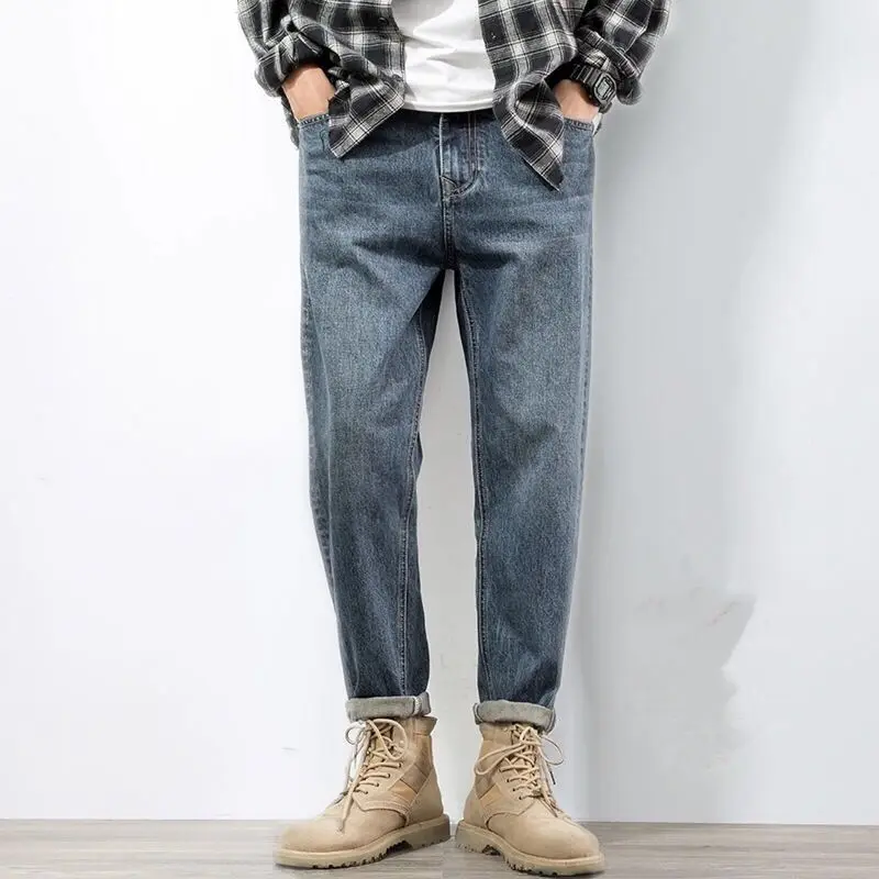 2024 Spring Summer Men Fashion Loose Baggy Cargo Jeans Male Solid Color Denim Trousers Men's New Clothing Harem Pants F650
2024 Spring Summer Men Fashion Loose Baggy Cargo Jeans Male Solid Color Denim Trousers Men's New Clothing Harem Pants F650