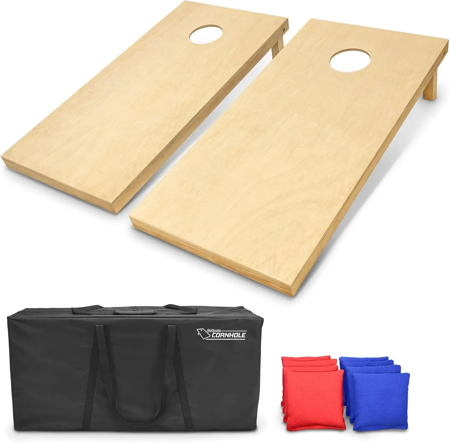 Solid Wood Cornhole Set 4x2 ft Boards with 8 Bags
Solid Wood Cornhole Set 4x2 ft Boards with 8 Bags