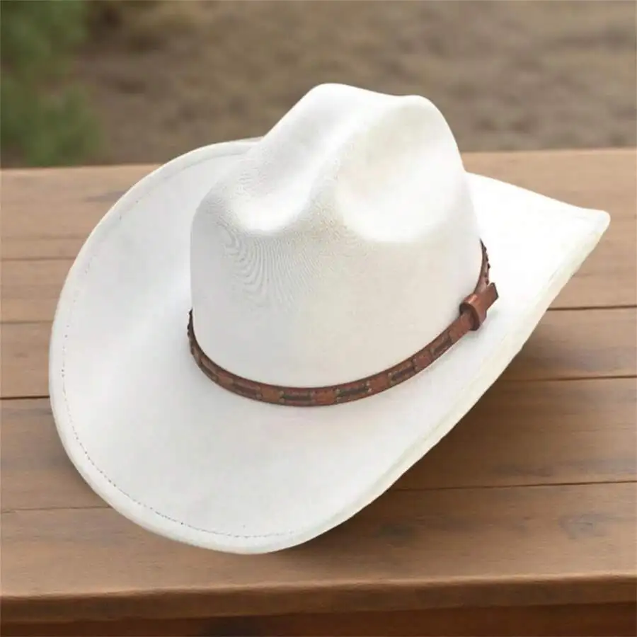 Classic Western Cowboy Hat For Adults Roll Up Fedora With Leather Belt Buckle
Classic Western Cowboy Hat For Adults Roll Up Fedora With Leather Belt Buckle