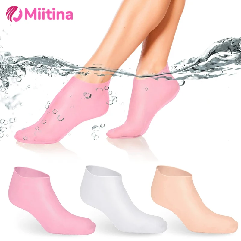 1 Pairs Silicone Moisturizing Foot Socks for Dry Cracked Feet Foot Care Socks Spa Pedicure Socks Massager Moisturizing Gel Sock
1 Pairs Silicone Moisturizing Foot Socks for Dry Cracked Feet Foot Care Socks Spa Pedicure Socks Massager Moisturizing Gel Sock