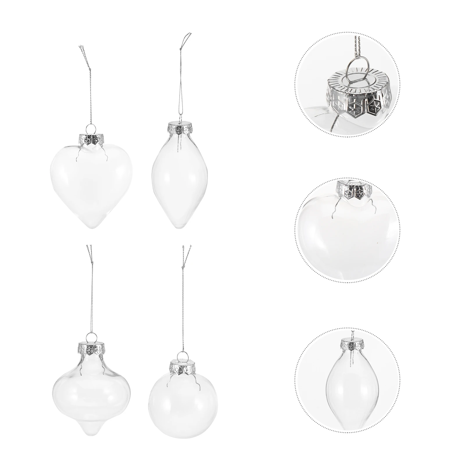 4pcs Christmas Ball Pendant Set Transparent Hanging Ornament For Christmas Tree Decor Yard Garden Porch Party Xmas Balls
4pcs Christmas Ball Pendant Set Transparent Hanging Ornament For Christmas Tree Decor Yard Garden Porch Party Xmas Balls