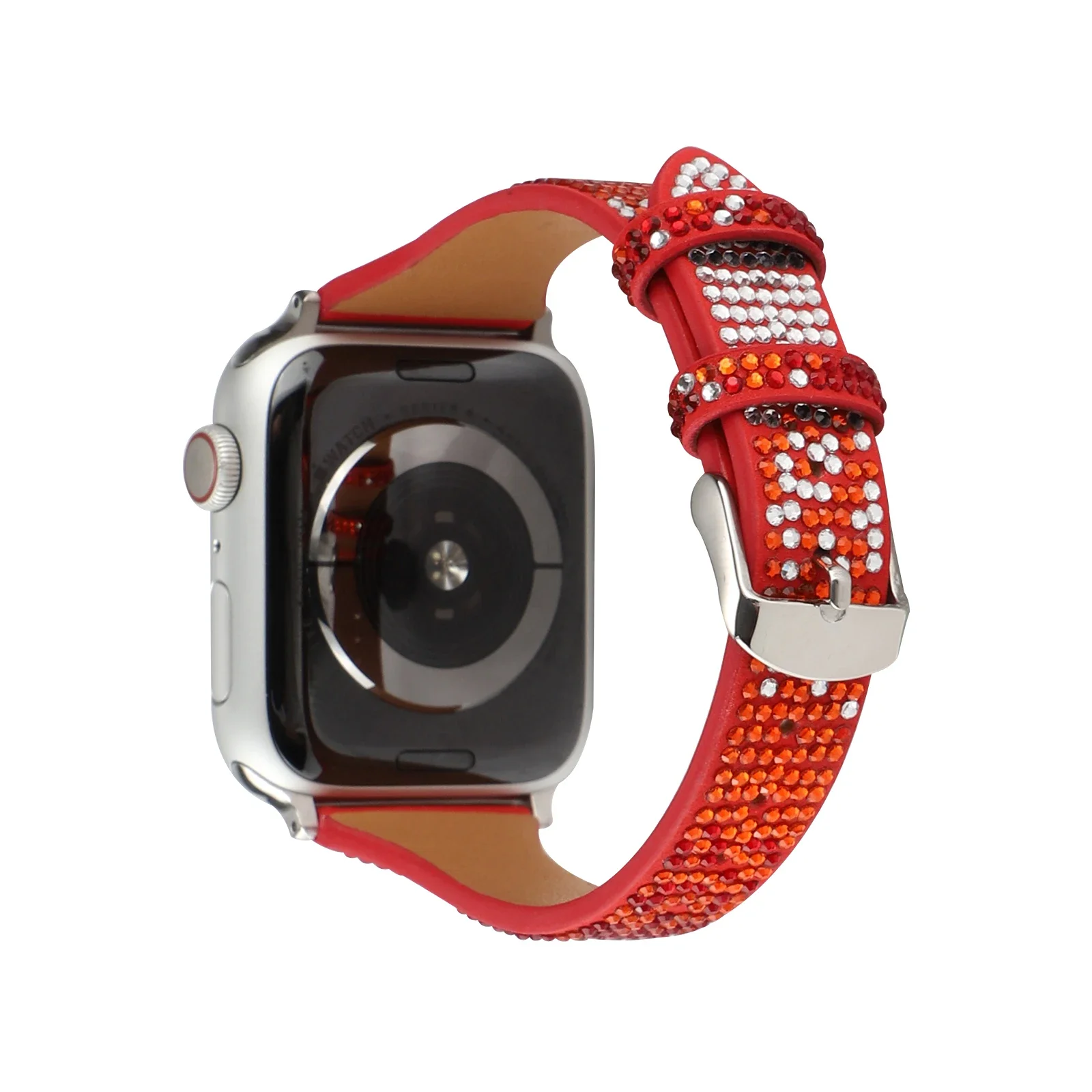 Ремешок кожаный с бриллиантами для Apple Watch 10 9 8 7 45 мм 41 мм 42 мм 46 мм, женский браслет для iWatch 6 5 4SE 44 мм 40 мм, браслет Correa
Ремешок кожаный с бриллиантами для Apple Watch 10 9 8 7 45 мм 41 мм 42 мм 46 мм, женский браслет для iWatch 6 5 4SE 44 мм 40 мм, браслет Correa