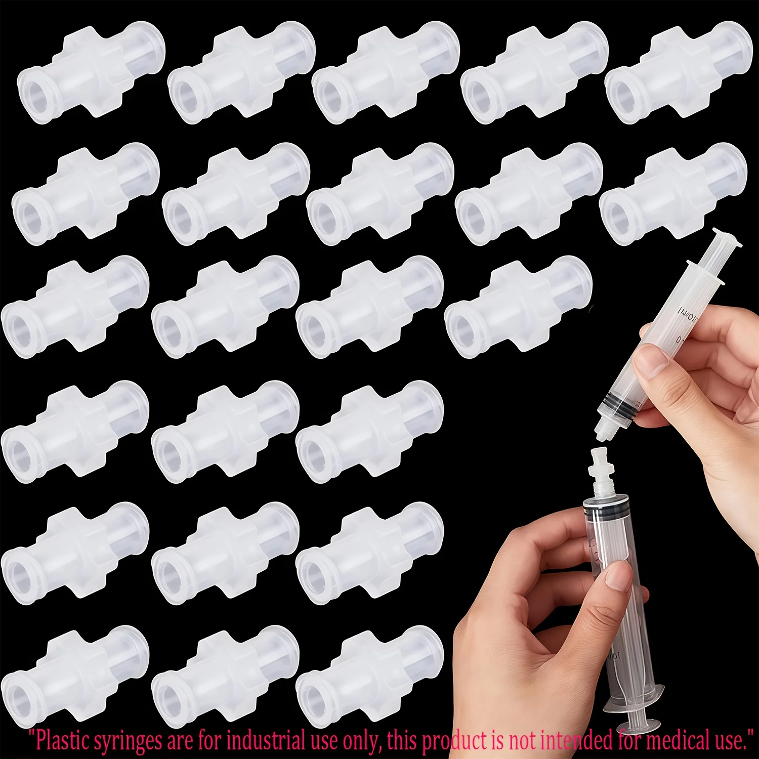 5/20/50 Pcs Syringe Adapters, Luer Lock Connectors for Syringe Transfer, Securely Connect to Syringes & Adapters.
5/20/50 Pcs Syringe Adapters, Luer Lock Connectors for Syringe Transfer, Securely Connect to Syringes & Adapters.
