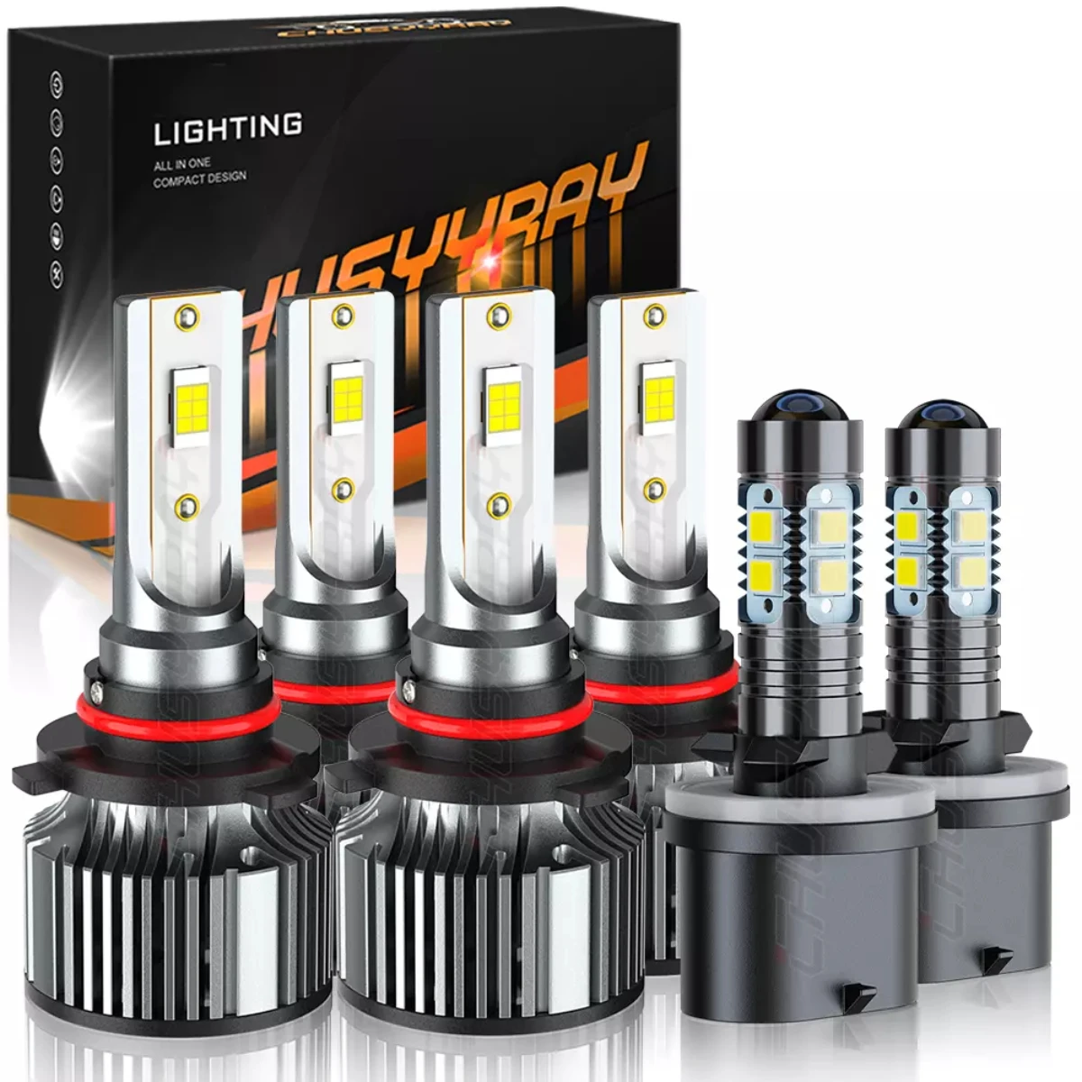 9005+9006+880 LED Headlight 12V 48W 20000LM 6500K Super Bright White 3570 CSP Canbus No Error 880 Fog Lamp Bulbs
9005+9006+880 LED Headlight 12V 48W 20000LM 6500K Super Bright White 3570 CSP Canbus No Error 880 Fog Lamp Bulbs