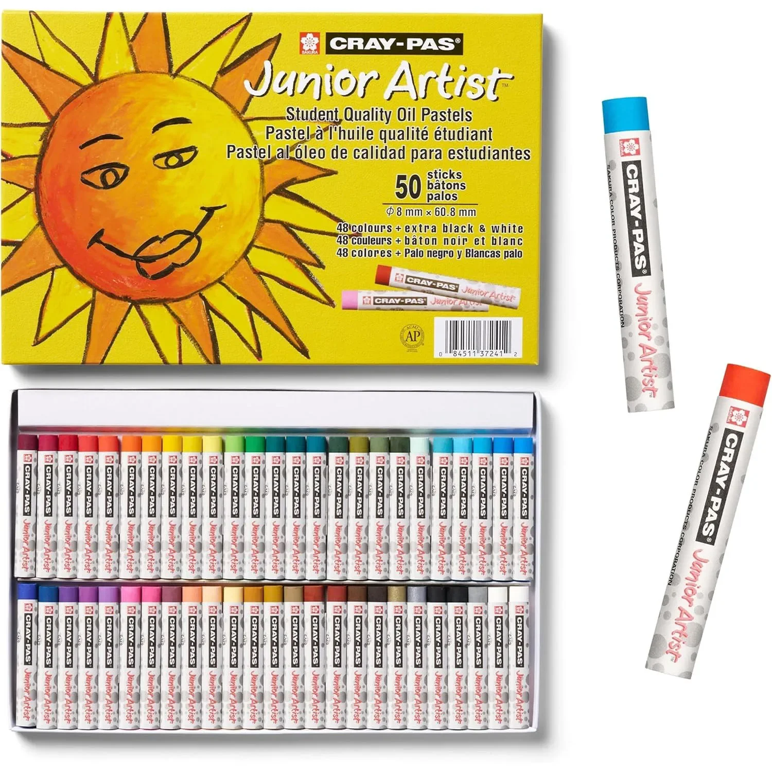 SAKURA XEP CRAY-PAS Junior Artist Student Quality Oil Pastels Soft Crayon Washable Anti-break Oil Painting Stick Small Gift
SAKURA XEP CRAY-PAS Junior Artist Student Quality Oil Pastels Soft Crayon Washable Anti-break Oil Painting Stick Small Gift