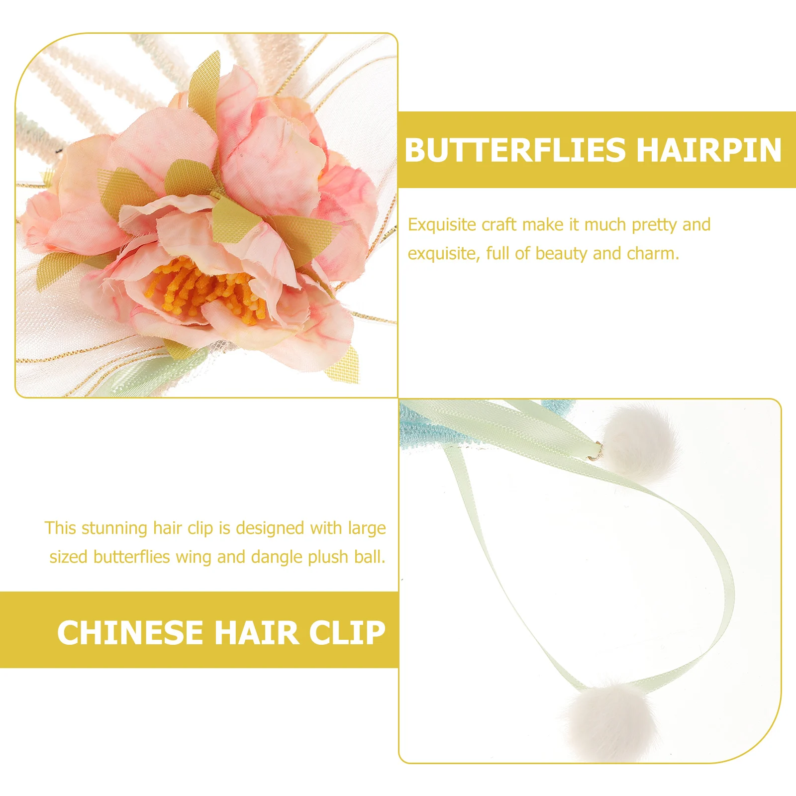 Big Butterfly Wing Props Hair Accessories for Clip Clips Birthday Butterflies Barrette Decorative
Big Butterfly Wing Props Hair Accessories for Clip Clips Birthday Butterflies Barrette Decorative