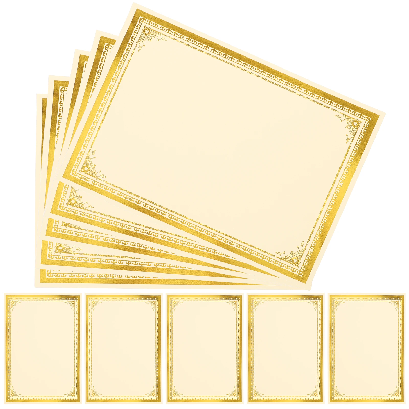 10pcs Certificate Inner Page Paper Thick Elegant Printable Diploma Blank School Award Document Insert Decoration
10pcs Certificate Inner Page Paper Thick Elegant Printable Diploma Blank School Award Document Insert Decoration