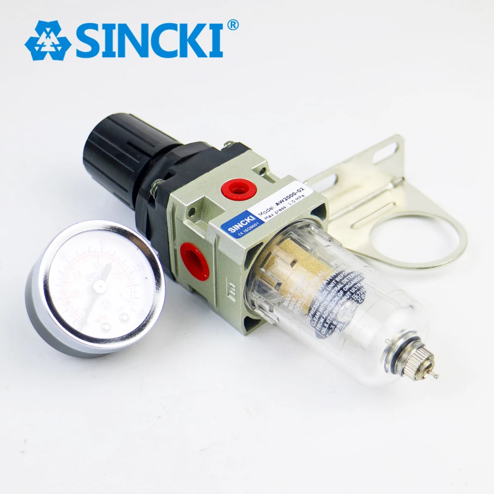 SMC Type AW2000-02 Air Compressor Moisture Separator Pressure Regulator Oil Water Separators Unit
SMC Type AW2000-02 Air Compressor Moisture Separator Pressure Regulator Oil Water Separators Unit