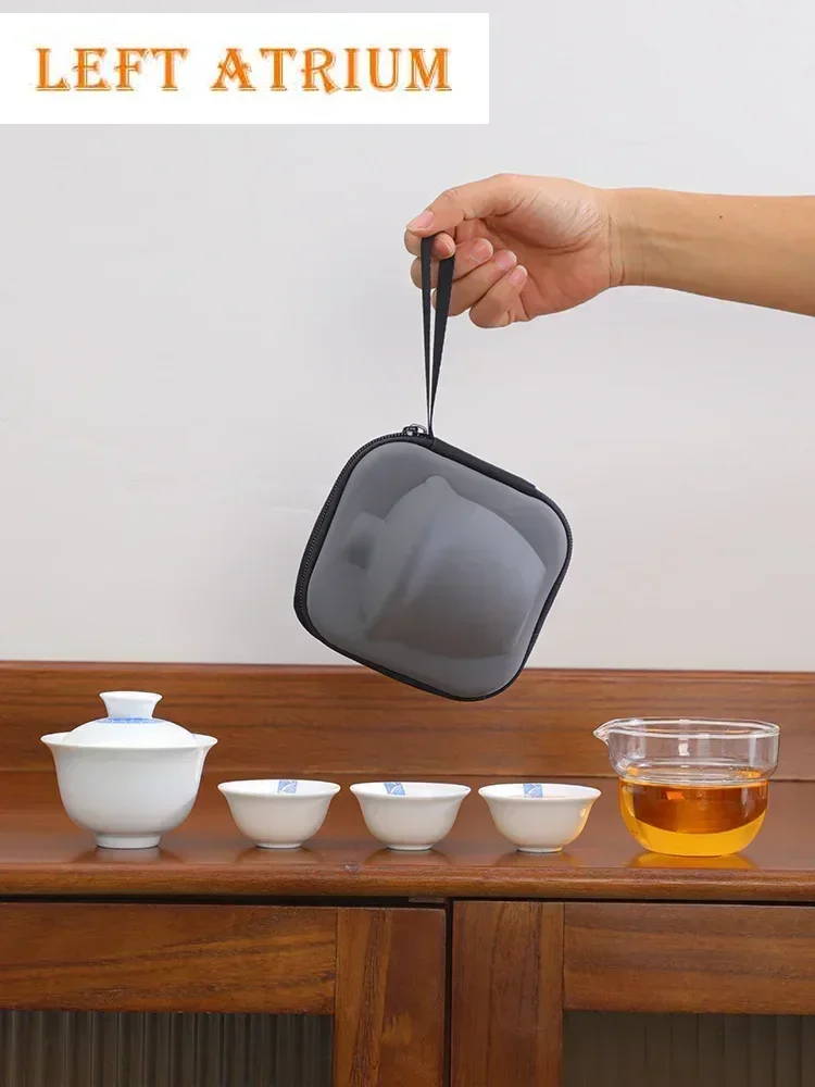 Portable Travel Tea Set Ceramic Tea Maker Customized Beauty Gaiwan Teacup Chinese Handmade Porcelain Tea Pot and Cup Set
Portable Travel Tea Set Ceramic Tea Maker Customized Beauty Gaiwan Teacup Chinese Handmade Porcelain Tea Pot and Cup Set