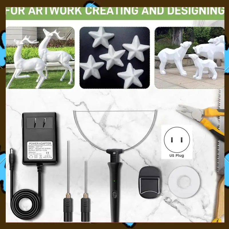 Акция! 5-в-1 резак для пенопласта, набор инструментов для резки пенопласта с цифровым регулятором напряжения 110-240 В/0-28 Вт, электрический, США Pl 
Акция! 5-в-1 резак для пенопласта, набор инструментов для резки пенопласта с цифровым регулятором напряжения 110-240 В/0-28 Вт, электрический, США Pl