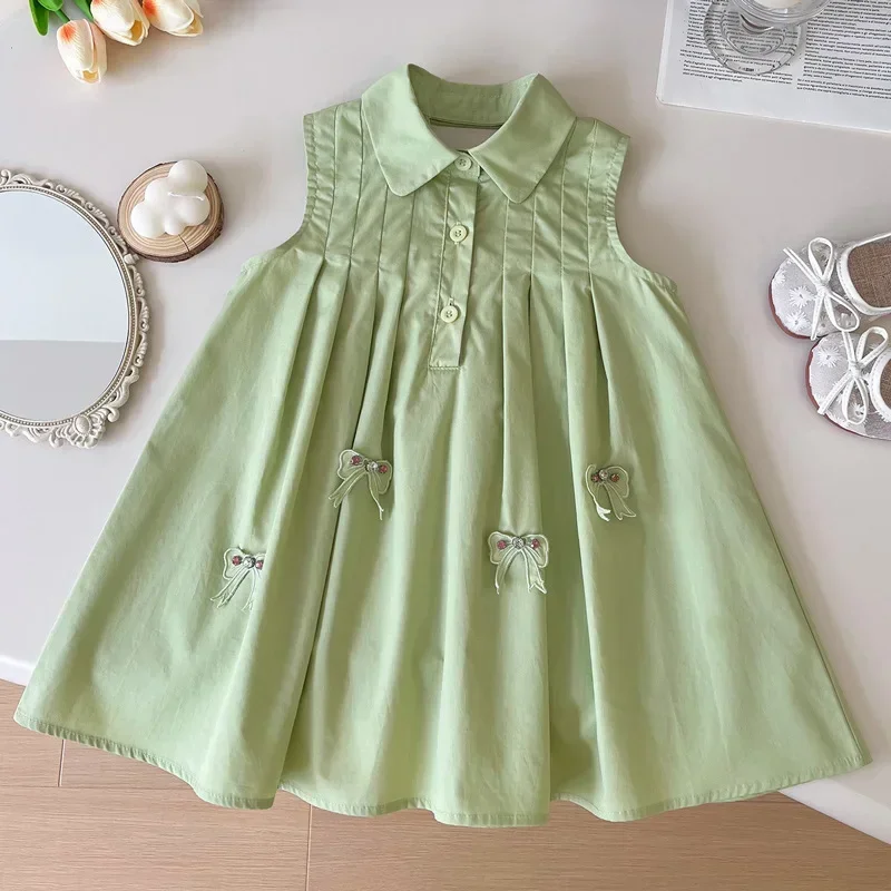 Birthday Princess Dresses Children Clothes Vestidos 2025 Fashion New Baby Girls Summer Dress Big Bow Sleeveless Girl Kids
Birthday Princess Dresses Children Clothes Vestidos 2025 Fashion New Baby Girls Summer Dress Big Bow Sleeveless Girl Kids
