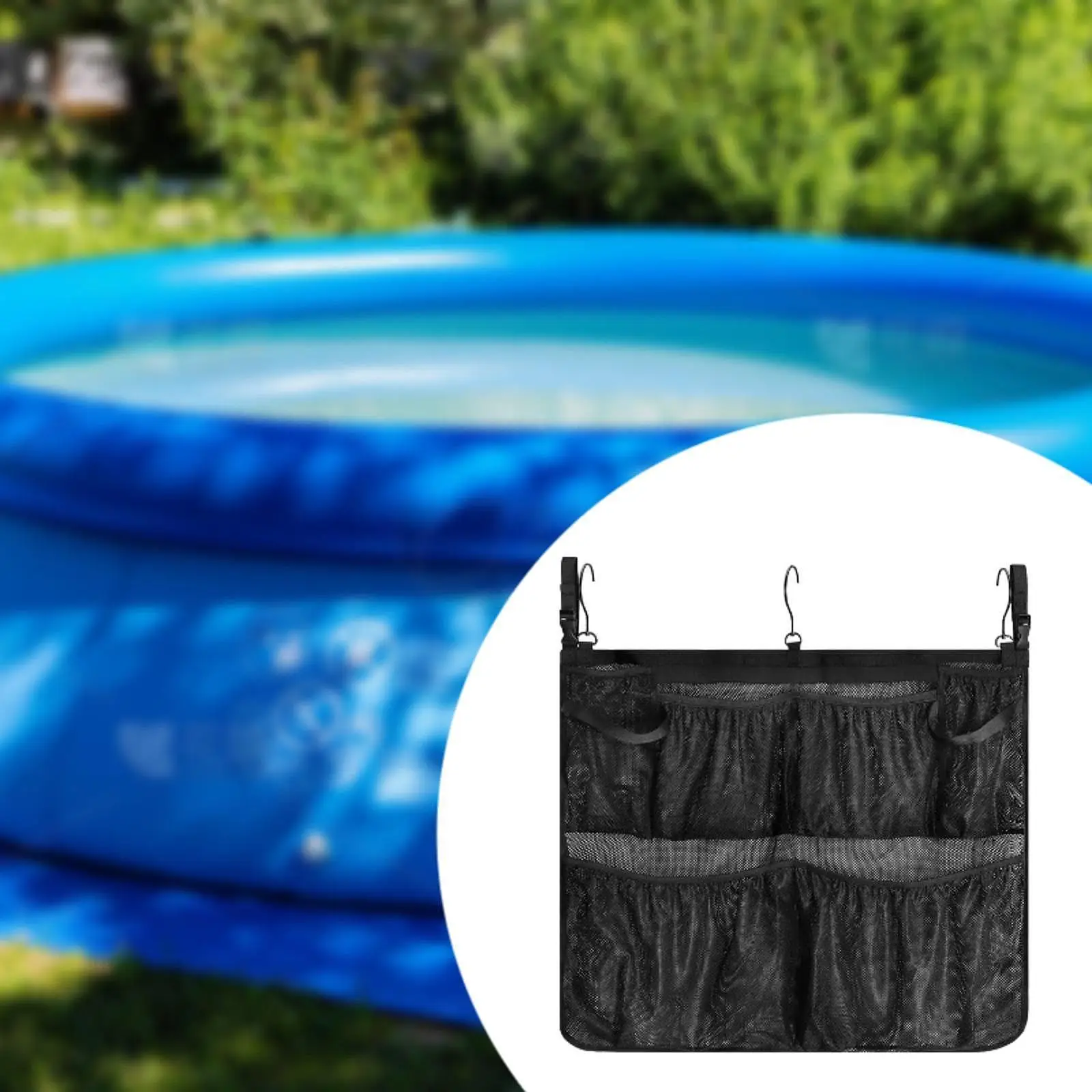 Pool Storage Bag Expandable Pool Toy Storage Large Capacity Easy to Use Pool Floats Storage Bag for Swimming Pool Accessory
Pool Storage Bag Expandable Pool Toy Storage Large Capacity Easy to Use Pool Floats Storage Bag for Swimming Pool Accessory