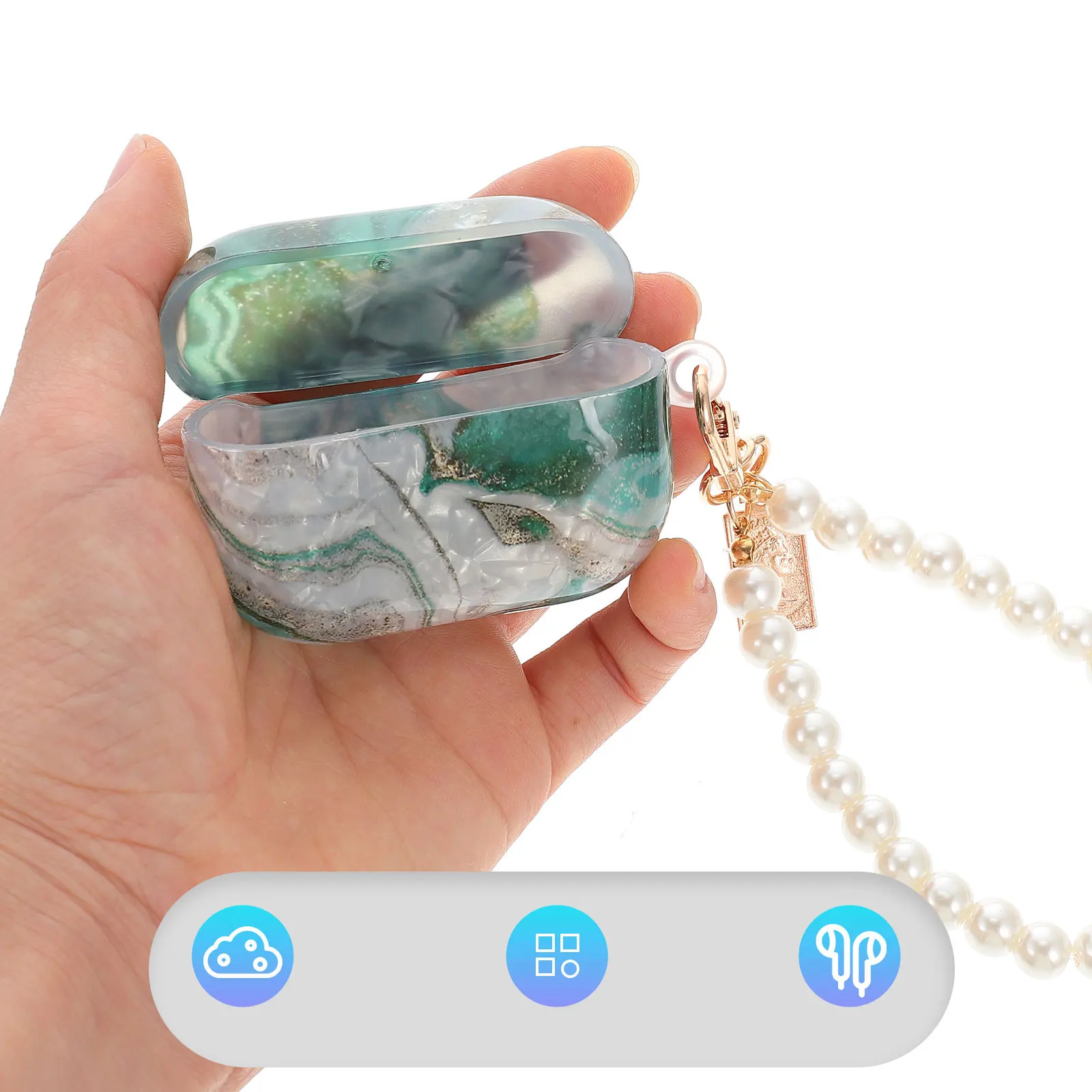 1 set 1 Set Wireless Earphone Case With Pearl Pendant Shockproof Protective Earbud Bag For Pro3 Sturdy Durable Portable
1 set 1 Set Wireless Earphone Case With Pearl Pendant Shockproof Protective Earbud Bag For Pro3 Sturdy Durable Portable