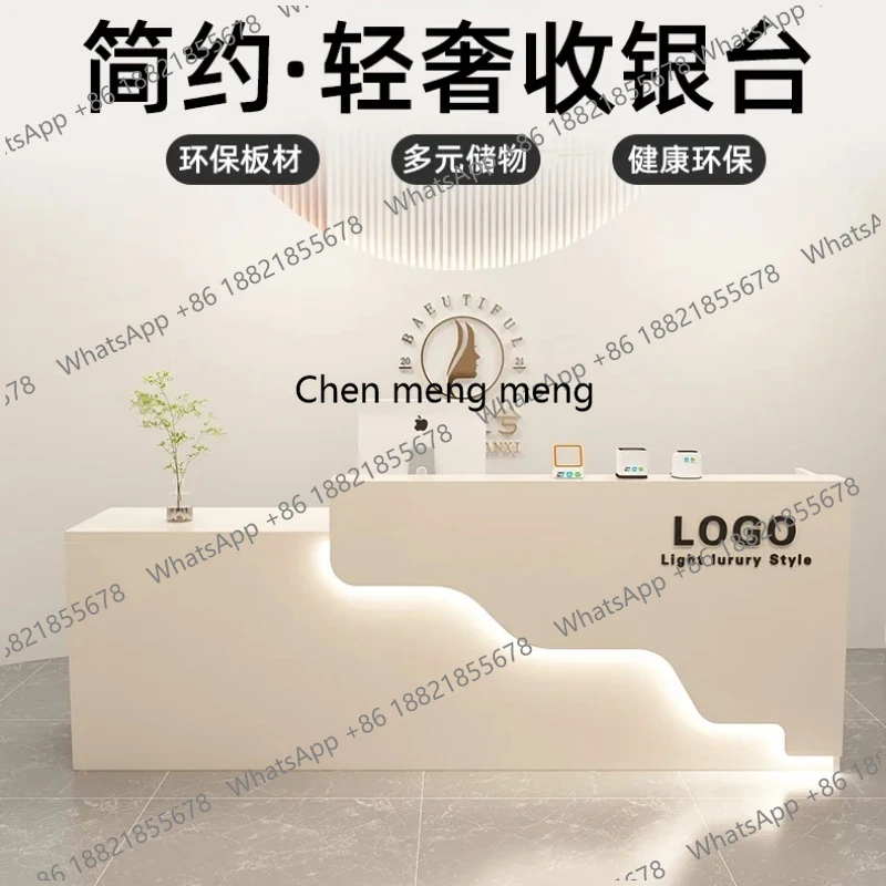 Counter Retro Center Modern Reception Desk Nordic Design Cool Professional Aesthetic Bar Resepsiyon Masası Commercial Furniture
Counter Retro Center Modern Reception Desk Nordic Design Cool Professional Aesthetic Bar Resepsiyon Masası Commercial Furniture