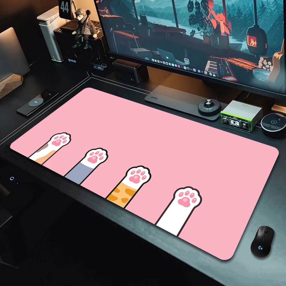 Cute Cat Paw Large Mouse Pad XXL 100x50cm Big Computer Pink Mause Mats Gaming Mousepad Big Keyboard Mat Gamer Carpet Desk Mats
Cute Cat Paw Large Mouse Pad XXL 100x50cm Big Computer Pink Mause Mats Gaming Mousepad Big Keyboard Mat Gamer Carpet Desk Mats