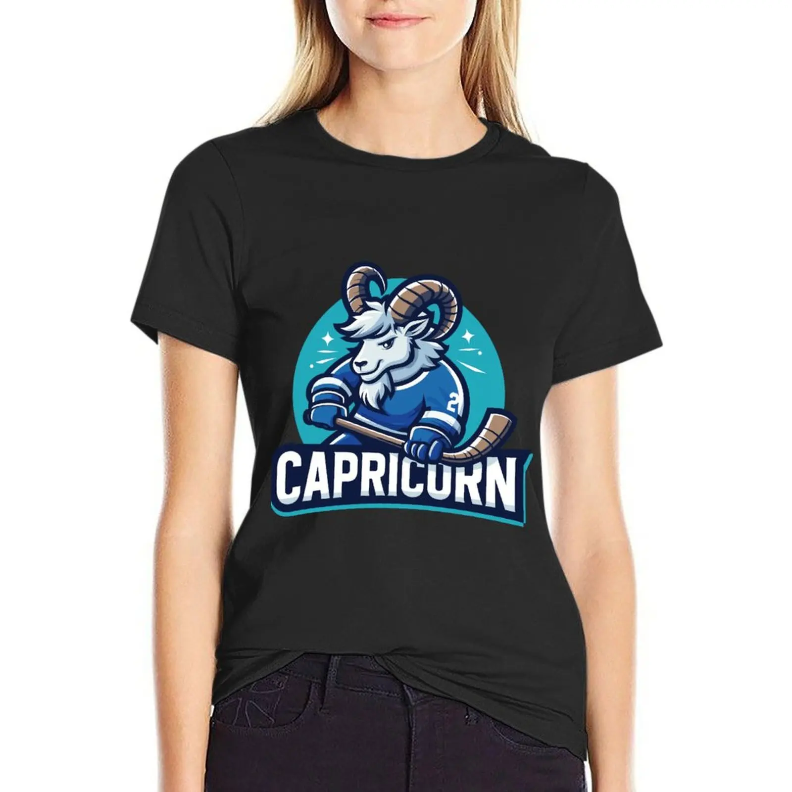 Zodiac Capricorn Hockey T-Shirt customs blanks quick drying kawaii clothes Woman clothing
Zodiac Capricorn Hockey T-Shirt customs blanks quick drying kawaii clothes Woman clothing