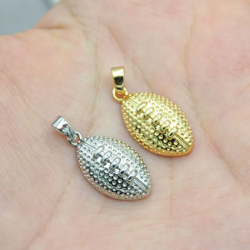 2Pcs Pendant Rugby Charms Plated Copper Approx 10.9x24.5mm Jewelry Special Gift For Women
2Pcs Pendant Rugby Charms Plated Copper Approx 10.9x24.5mm Jewelry Special Gift For Women