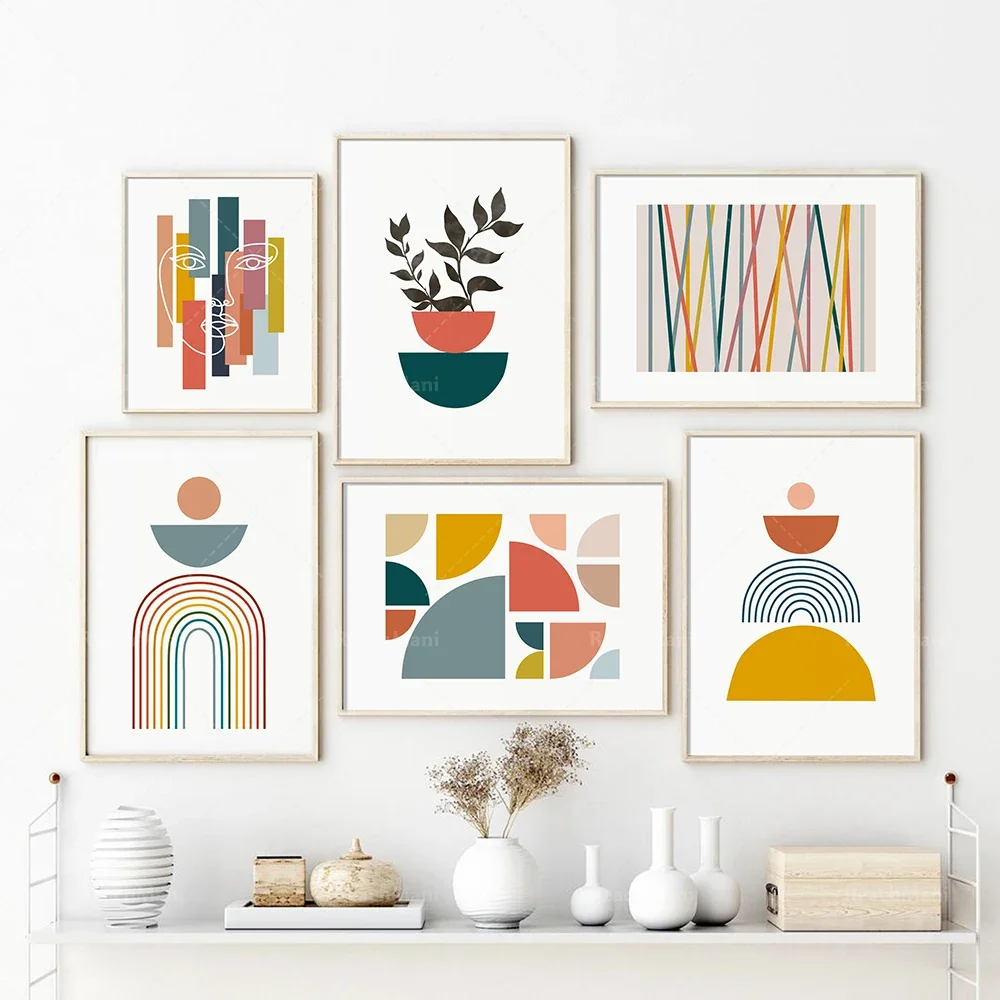Mid-century modern art print, abstract shape blue pink mustard geometric figure Nordic canvas print decorative poster
Mid-century modern art print, abstract shape blue pink mustard geometric figure Nordic canvas print decorative poster