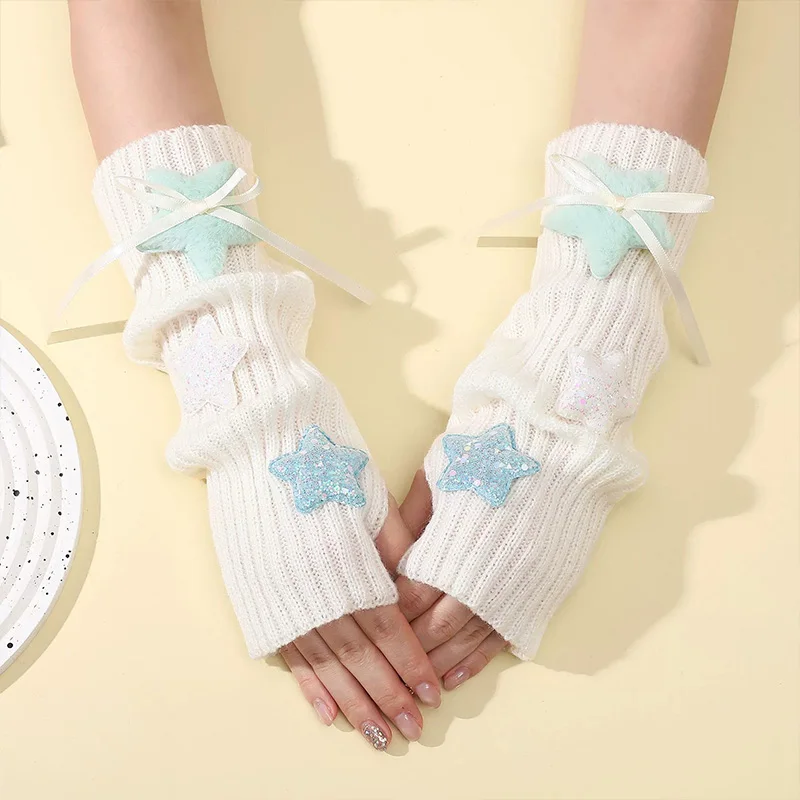 1 Pair Sleeves for Women Y2k Accessories Sweet Pink Bow Half Finger Free Shipping Arm Warmers Preppy Style Fingerless Gloves
1 Pair Sleeves for Women Y2k Accessories Sweet Pink Bow Half Finger Free Shipping Arm Warmers Preppy Style Fingerless Gloves
