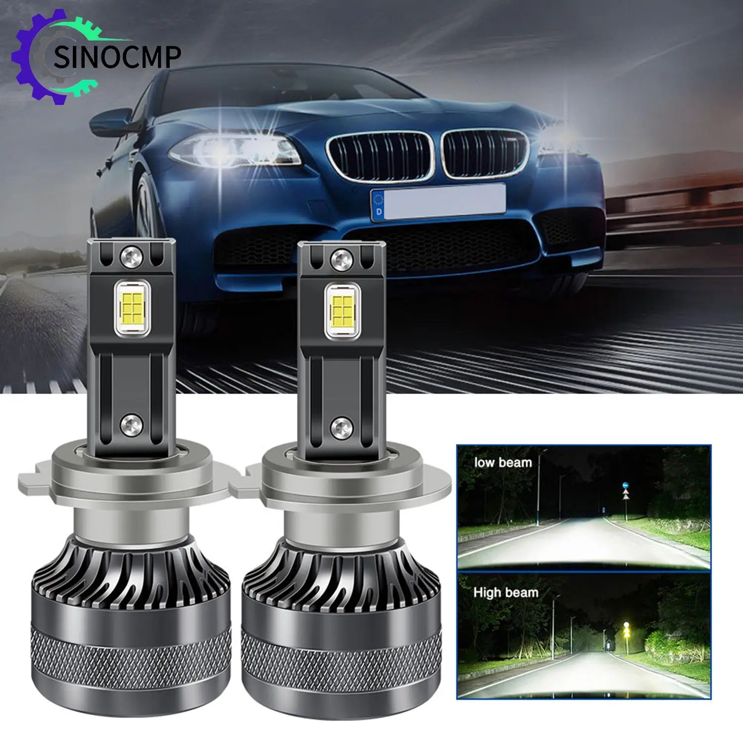 H7 H4 LED Headlight CSP Canbus High Power H11 H1 H8 H9 9005 HB3 9006 HB4 120W 12000LM Turbo Lamp 6500K High Brightness Car Light
H7 H4 LED Headlight CSP Canbus High Power H11 H1 H8 H9 9005 HB3 9006 HB4 120W 12000LM Turbo Lamp 6500K High Brightness Car Light