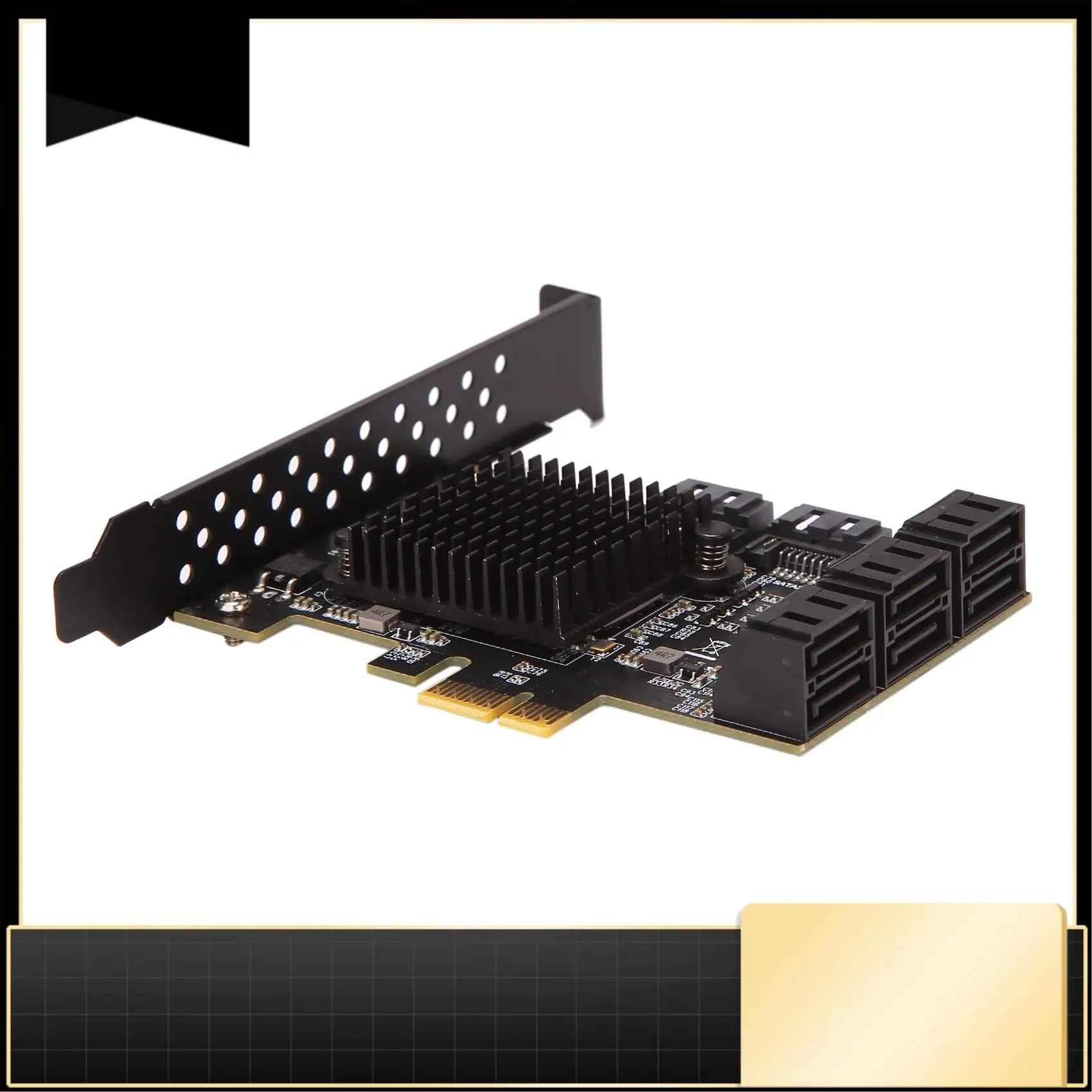 PCIE SATA Card 8 Port, 6Gbps SATA 3.0 Pcie Card, Pcie To SATA Controller Expansion Card, Upport 8 SATA 3.0 Devices-N33R
PCIE SATA Card 8 Port, 6Gbps SATA 3.0 Pcie Card, Pcie To SATA Controller Expansion Card, Upport 8 SATA 3.0 Devices-N33R