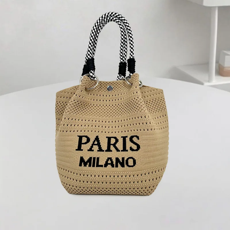New Paris Sle Knitted Buet Handbag Faionable White op Street Photoaphy Handheld Bag Casual Simple Sle for All
New Paris Sle Knitted Buet Handbag Faionable White op Street Photoaphy Handheld Bag Casual Simple Sle for All