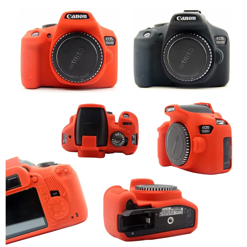 Protector DSLR Camera Bag For Canon EOS 1300D 1500D 2000D Rebel T7 Silicone Armor Skin Case Body Cover Kiss X90
Protector DSLR Camera Bag For Canon EOS 1300D 1500D 2000D Rebel T7 Silicone Armor Skin Case Body Cover Kiss X90